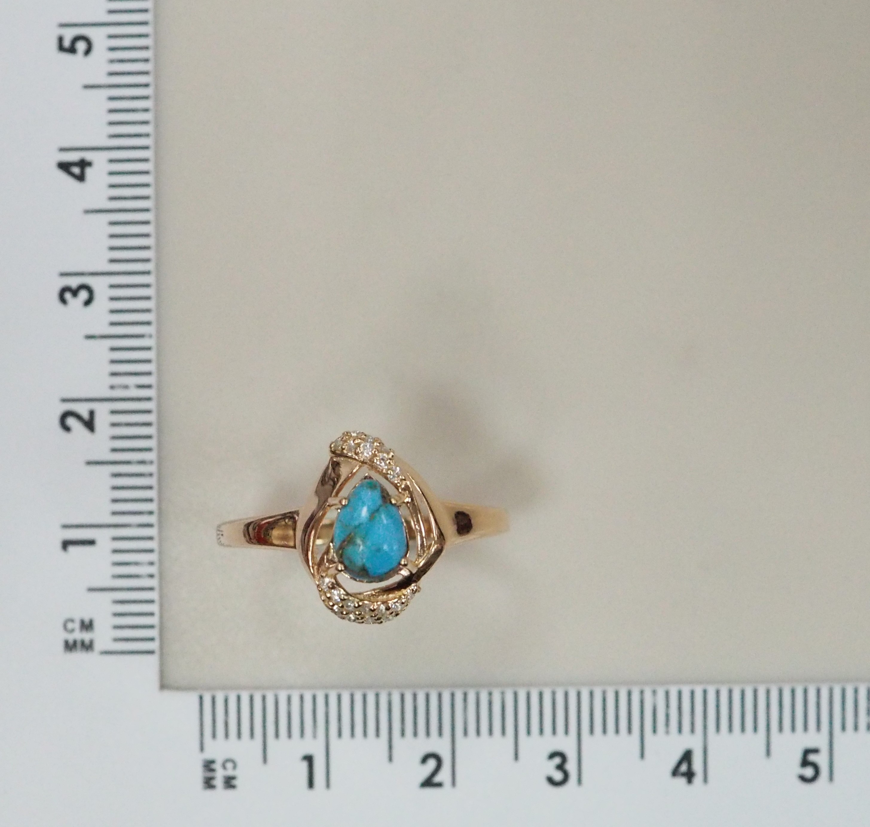 Серебряное кольцо с бирюзой